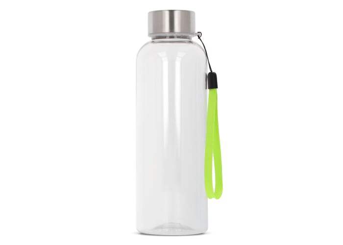 Bouteille d'eau rPET publicitaire 500ml Jude Transparent Vert clair